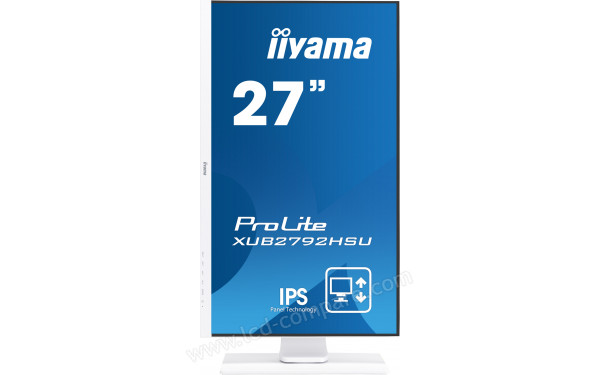 IIYAMA ProLite XUB2792HSU-W1 - Vue de face en mode portrait