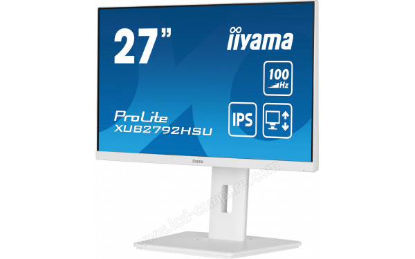 IIYAMA ProLite XUB2792HSU-W6 - Vue 3/4 droite