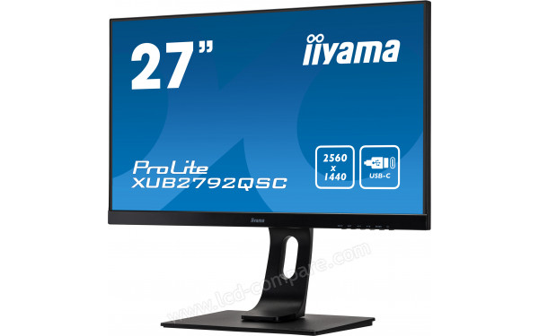 IIYAMA ProLite XUB2792QSC-B1 - Vue 3/4 droite