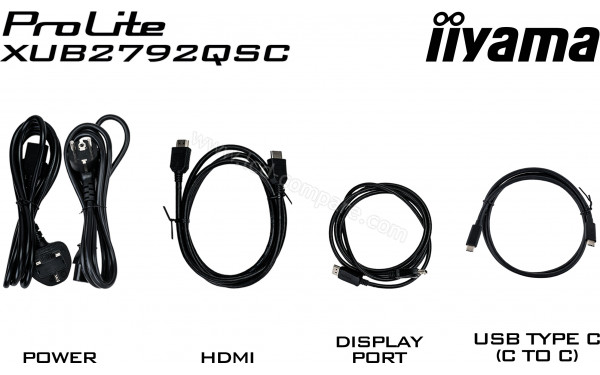 IIYAMA ProLite XUB2792QSC-B1 - Accessoires