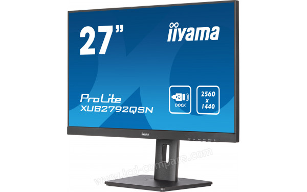 IIYAMA ProLite XUB2792QSN-B5 - Vue 3/4 droite