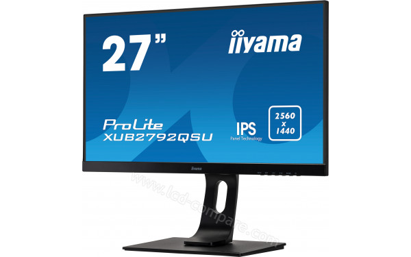 IIYAMA ProLite XUB2792QSU-B1 2020 - Vue 3/4 droite