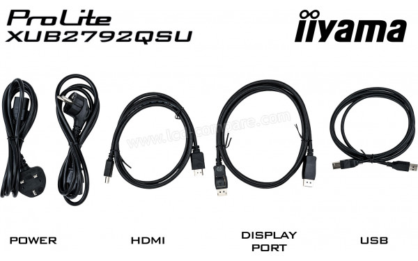 IIYAMA ProLite XUB2792QSU-B1 2020 - Accessoires