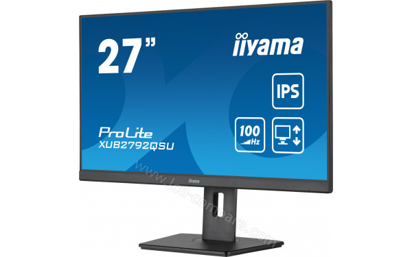 IIYAMA ProLite XUB2792QSU-B6 - Vue 3/4 droite