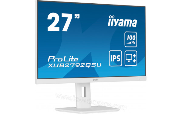 IIYAMA ProLite XUB2792QSU-W6 - Vue 3/4 gauche