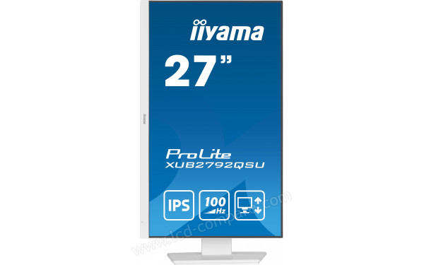 IIYAMA ProLite XUB2792QSU-W6 - Vue de face en mode portrait