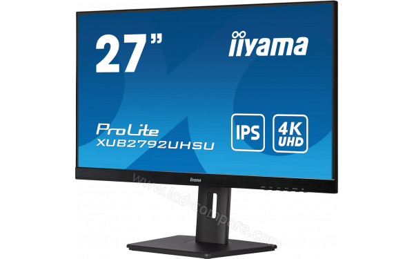 IIYAMA ProLite XUB2792UHSU-B5 - Vue 3/4 droite