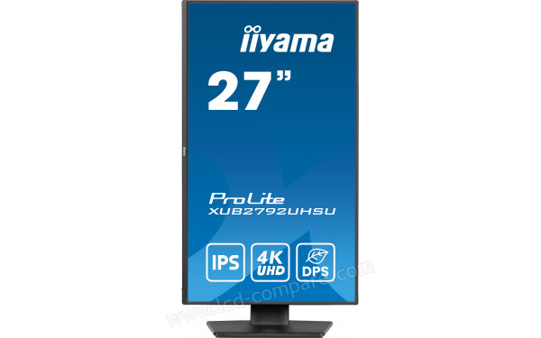 IIYAMA ProLite XUB2792UHSU-B6 - Vue de face en mode portrait