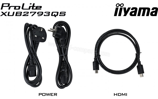 IIYAMA ProLite XUB2793QS-B1 - Accessoires