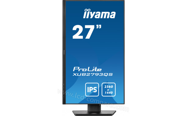 IIYAMA ProLite XUB2793QS-B1 - Vue de face en mode portrait