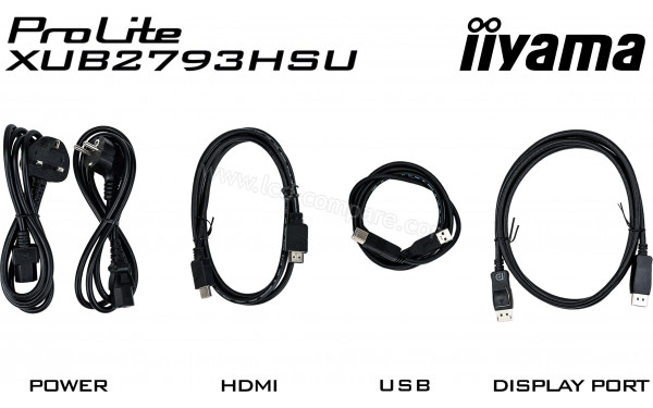 IIYAMA ProLite XUB2793QSU-B6 - Accessoires