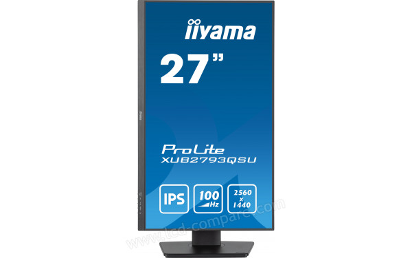IIYAMA ProLite XUB2793QSU-B6 - Vue de face en mode portrait