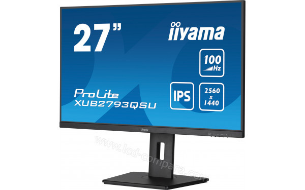 IIYAMA ProLite XUB2793QSU-B6 - Vue 3/4 droite