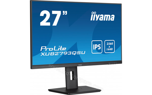 IIYAMA ProLite XUB2793QSU-B7 - Vue 3/4 gauche