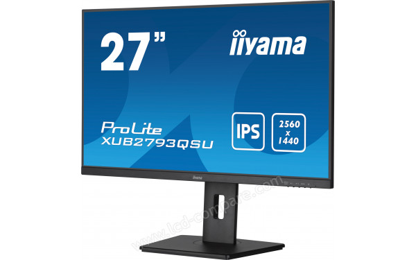 IIYAMA ProLite XUB2793QSU-B7 - Vue 3/4 droite