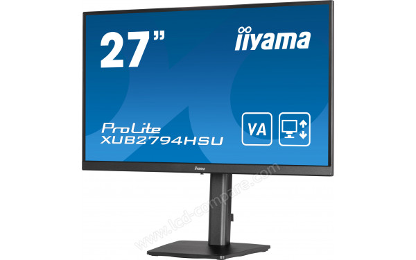 IIYAMA ProLite XUB2794HSU-B1 - Vue 3/4 droite