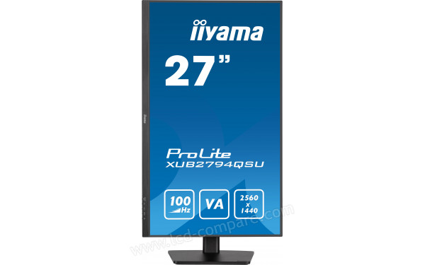 IIYAMA ProLite XUB2794QSU-B6 - Vue de face en mode portrait