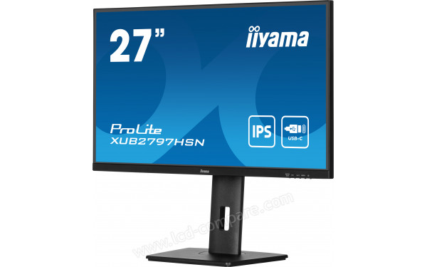 IIYAMA ProLite XUB2797HSN-B1 - Vue 3/4 droite