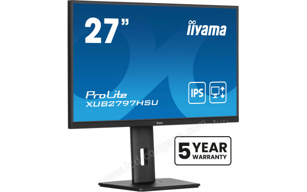 IIYAMA ProLite XUB2797HSU-B2 - Vue 3/4 gauche