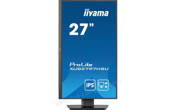 IIYAMA ProLite XUB2797HSU-B2 - Vue de face en mode portrait