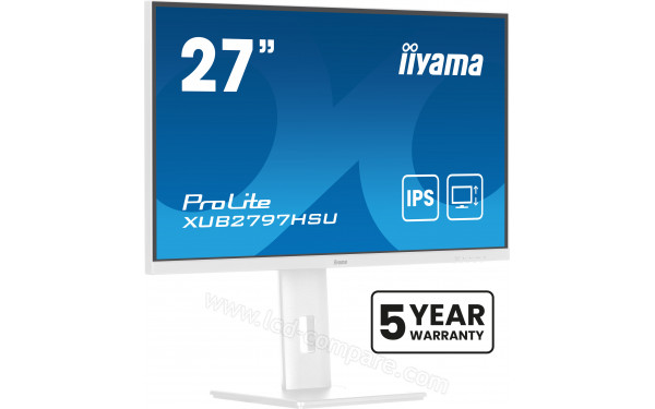 IIYAMA ProLite XUB2797HSU-W2 - Vue 3/4 gauche