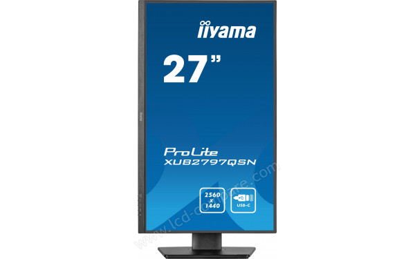 IIYAMA ProLite XUB2797QSN-B1 - Vue de face en mode portrait