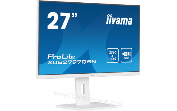 IIYAMA ProLite XUB2797QSN-W1 - Vue 3/4 gauche