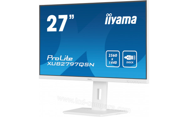 IIYAMA ProLite XUB2797QSN-W1 - Vue 3/4 droite