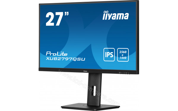 IIYAMA ProLite XUB2797QSU-B2 - Vue 3/4 droite