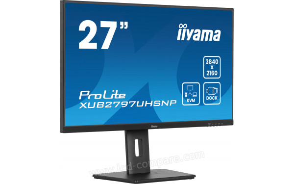 IIYAMA ProLite XUB2797UHSNP-B1 - Vue 3/4 gauche