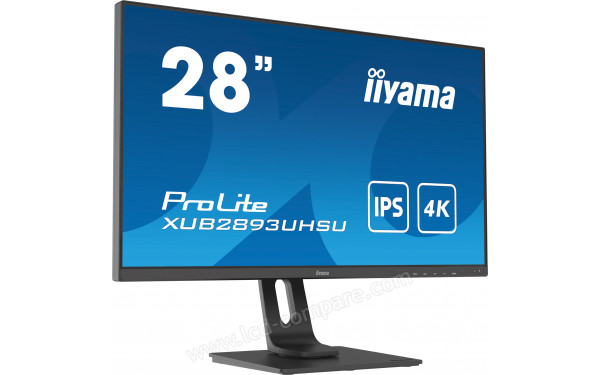 IIYAMA ProLite XUB2893UHSU-B1 - Vue 3/4 gauche