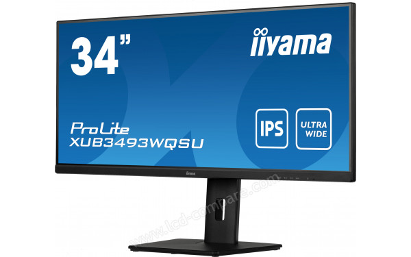 IIYAMA ProLite XUB3493WQSU-B5 - Vue 3/4 droite
