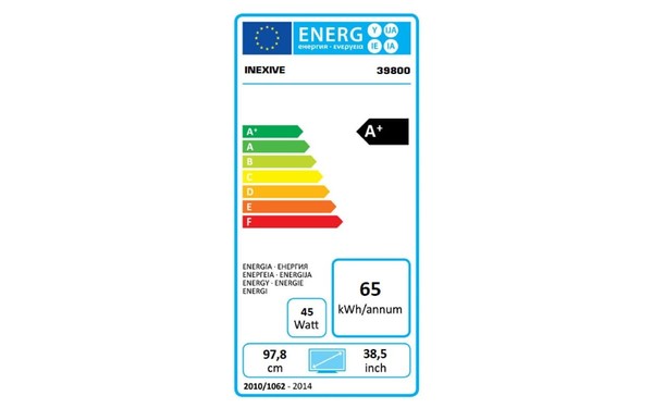 INEXIVE 39800 - &Eacute;tiquette &eacute;nergie