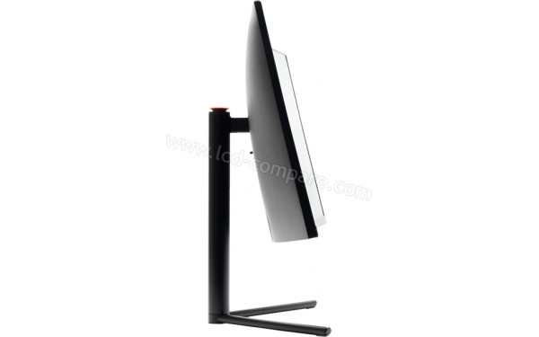 ITEK GGC 27 QHD 1ms Noir - Vue de profil bascul&eacute; vers l'arri&egrave;re