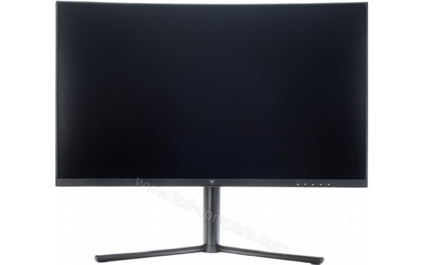 ITEK GGC 27 QHD 1ms Noir - Vue de face position haute