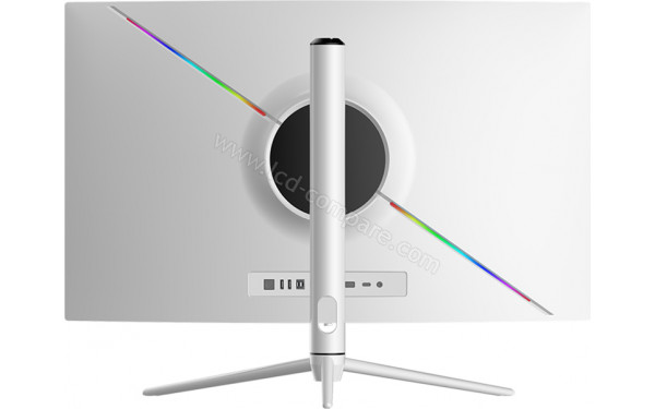 ITEK GGC 27 QHD 1ms Blanc - Vue de l'arri&egrave;re