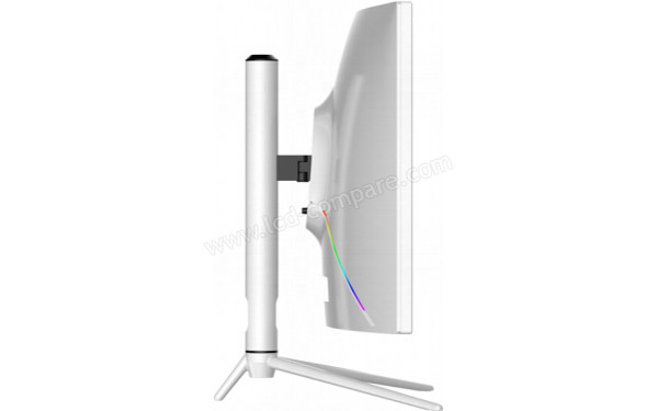 ITEK GGC 27 QHD 1ms Blanc - Vue de profil gauche