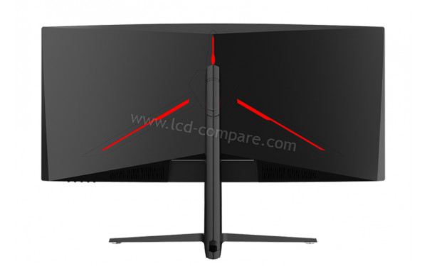 ITEK GGC 34 WQHD VA - Vue de l'arri&egrave;re