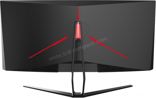 ITEK ITMC34V165WQHD - Vue de l'arri&egrave;re