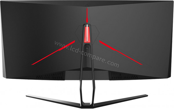 ITEK ITMC34V181WQHD - Vue de l'arri&egrave;re