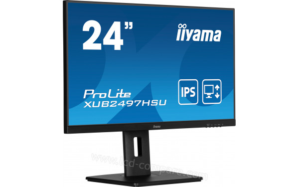 IIYAMA ProLite XUB2497HSU-B2 - Vue 3/4 gauche