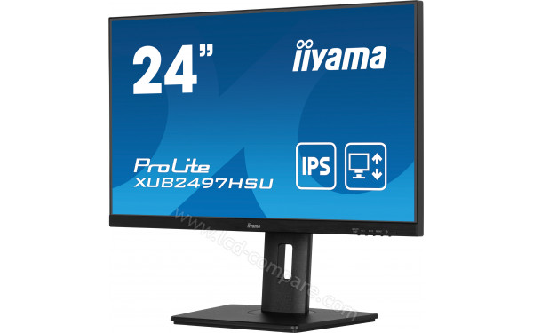 IIYAMA ProLite XUB2497HSU-B2 - Vue 3/4 droite