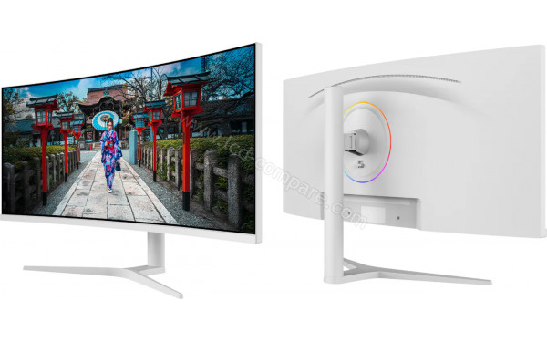 JAPANNEXT JN-I340UWQHD60C-C65W-HS-W - Multi-vues