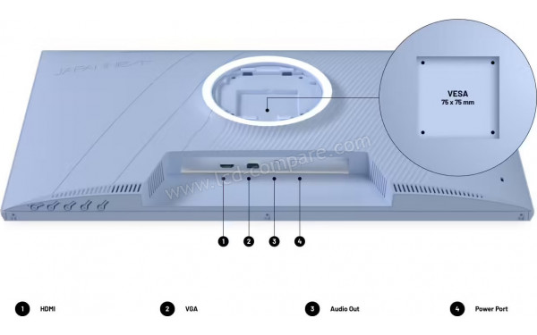 JAPANNEXT JN-I238FHD120F-HSP-BB - Multi-vues