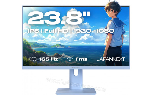 JAPANNEXT JN-IPS238G165F-HSP-BB - Vue de face