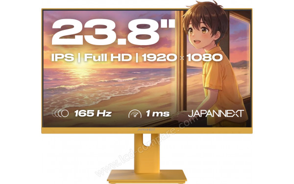 JAPANNEXT JN-IPS238G165F-HSP-YE - Vue de face