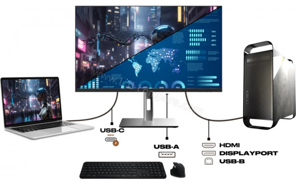 JAPANNEXT JN-27IPS360WQHDR-HSP - Mise en situation