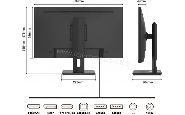 JAPANNEXT JN-IPS280UHD60F-C65W-HSP - Multi-vues