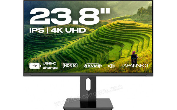 JAPANNEXT JN-IPS2380UHDR-C65W-HSP - Vue de face