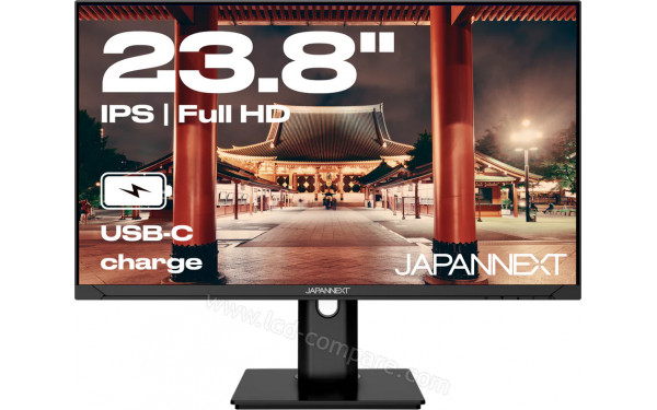 JAPANNEXT JN-IPS238FHDR-C65W-HSP - Vue de face